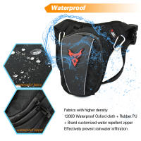 Bolsa De Múltiples Funciones Para Motocicleta MOTOCENTRIC Leg Bag De Hombro Para Exterior Resistente Al Agua De PU Oxford Con Cinturón De Cadera Para Ciclismo Y Senderismo - details 5