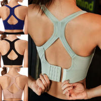 Sujetador Deportivo Sexy Para Mujer Racerback Yoga Fitness Gimnasio Antigolpes Sin Costuras Secado Rápido Top Deportivo Transpirable Y Cómodo - details 0