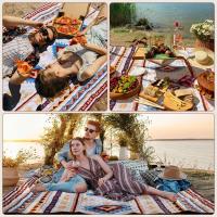 Manta de picnic impermeable,200x200 cm, Tapete de picnics at Aire Libre, Tapete de Playa con ASA de Transporte - details 4