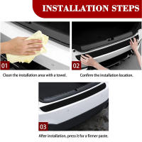 Protector De Parachoques Trasero Universal De Goma Anticolisión Antiarrugas Cubierta De Placa Para Estilo De Coche - details 16