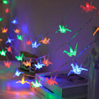 Luces De Hilo De Mil Papel Con Animal Para Decoración De Habitación Navidad Y Fiesta 6M 40LED Luces Decorativas Para Jardín Patio Hogar - details 7