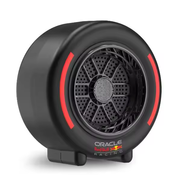 Altavoz Despertador Red Bull Racing RB-SK310 – Conectividad Bluetooth 5.0, Radio FM, Pantalla LED, Luces LED Multicolor - 1