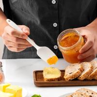 Set De 6 Cuchara De Silicona Gris Para Cocinar Y Hornear Resistentes Al Calor Y Antideslizantes Herramientas De Cocina Para Mezclar Y Hornear - details 5