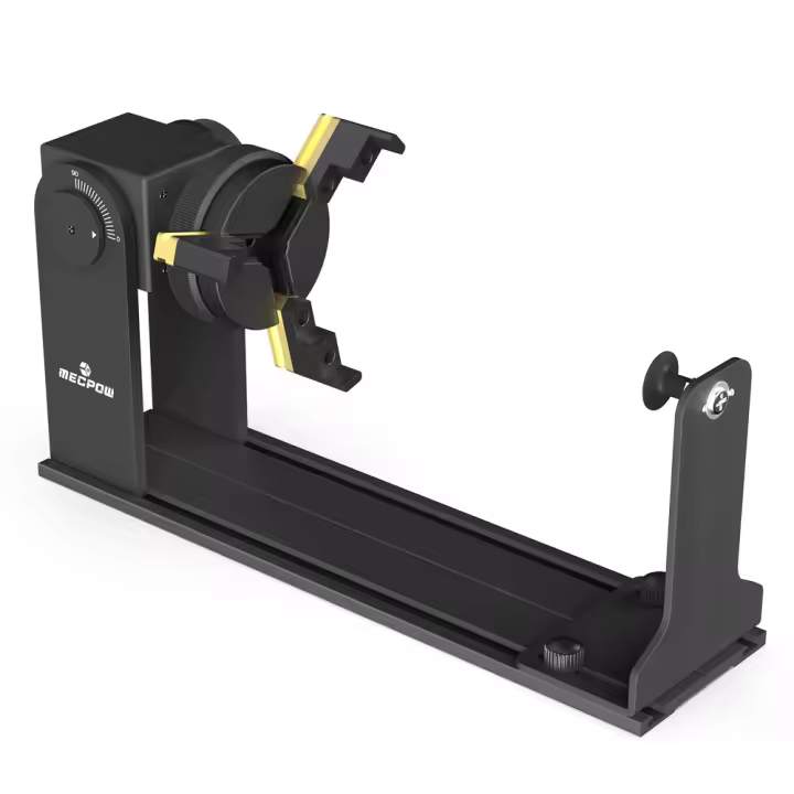 Módulo de Rodillo Rotativo Mecpow G5, con Mordazas Versátiles, Portaherramientas Rotativo Ajustable, Columna de Soporte, para Mecpow y Otras Marcas - 1