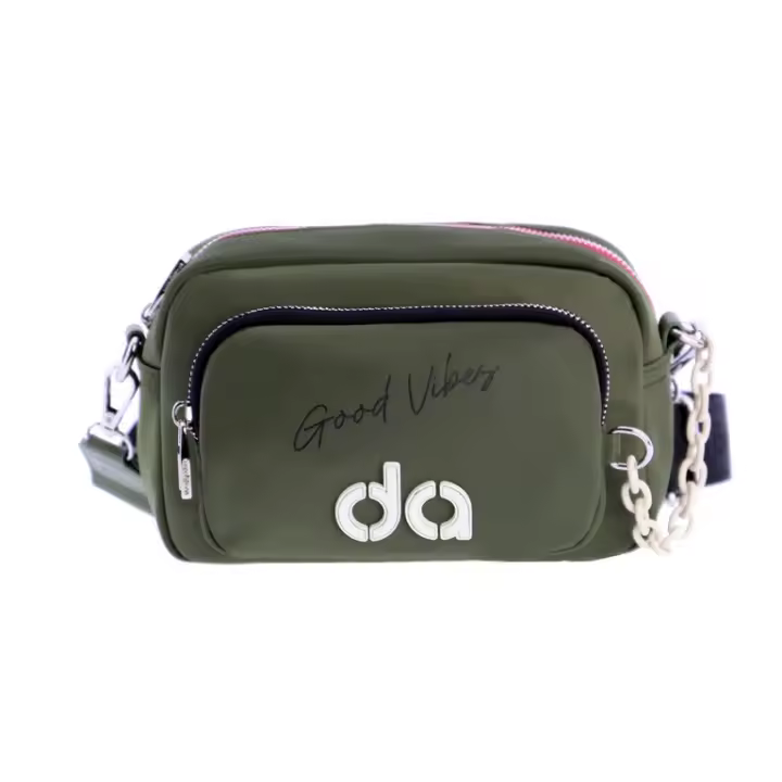 DON ALGODON BOLSO BANDOLERA PARA MUJER FLORENCIA EN NYLON KAKI - 1