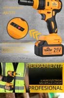 LYUWO Llave De Impacto Eléctrica 380NM Sin Escobillas Herramienta De Reparación Automotriz Compatible Con Batería Makita - details 5