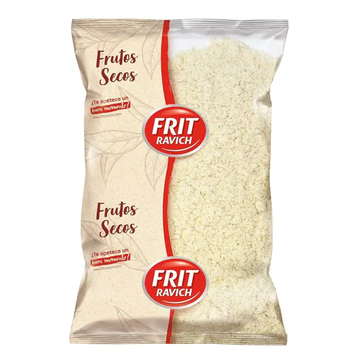 lote de 2 y 1 Paquetes DeAlmendra Molida Cruda Frit Ravich 1kg .alta Calidad Fuente De Proteínas Y Fibra.. - 1