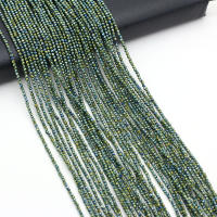 Piedras Naturales Esmeralda Brillante Pequeñas Perlas De Cuarzo Para Hacer Joyas Collar Pulsera Accesorios 14 Pulgadas - details 0