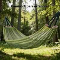 Hammock De Camping Al Aire Libre Anti Caída Para Todas Las Edades Múltiplos Usos Para El Jardín Artículos De Viaje Para Camping - details 0