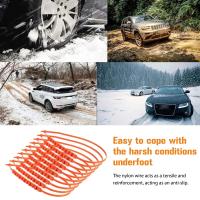 Cadenas De Nieve Para Llantas De Coche Antideslizantes Universales Para SUV Y Vehículos De Off-road Pequeños Material De Tendón De Vaca Plástico - details 3