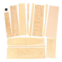 Modelo De Barco De Madera DIY Ben Jamin W. Latham 1:87 Decoración De Escritorio Clásica Para Hogar Asamblea Manual Incluida - details 9