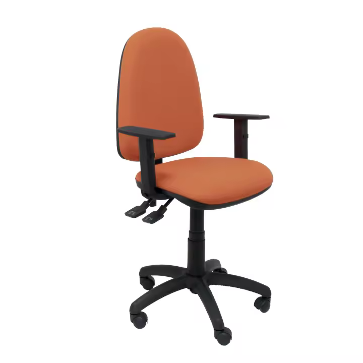 Piqueras Y Crespo Silla de Oficina Ergonómica Tribaldos Marrón con Brazos Regulables - 1