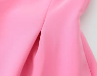 TFMLN Vestido Rosa Elegante Para Mujer Con Tirantes Finos Estilo Simple Verano A-Line Corto Para Fiesta Decoración Sin Adornos Cuello Abierto Sin Mangas - details 4