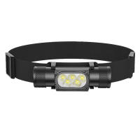 Mini Lámpara Frontal LED 1920LM Blanca 7000-8000K Flashlight Batería 18650 Memoria Tipo-C USB Para Camping Pesca Caza - details 0
