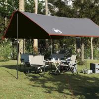 vidaXL Lona de camping impermeable 430x380x210 cm lona impermeable Color Azul,  Gris y naranja,  Verde y mas - details 1