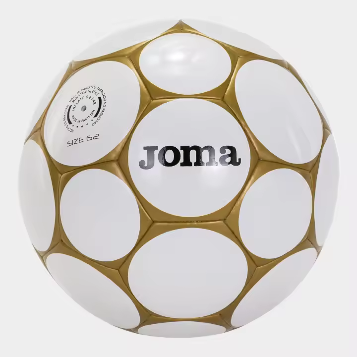 Balón Fútbol Sala Joma Hybrid Game 400530 Blanco Dorado 200 Talla 62 - 1