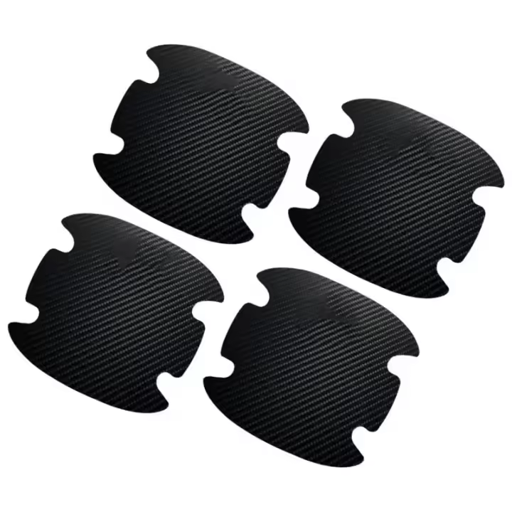 Pegatina De Manija De Puerta De Coche Fibra De Carbono Resistente a Rasguños Impermeable Para Renault Megane 2 3 4 Twingo Clio Talisman Captur Trafic - 1