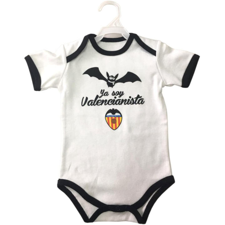 Valencia CF Body Corto Blanco Bebé Oficial Original