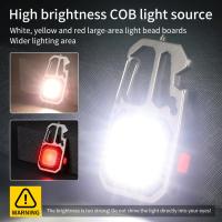 Luz LED Recargable Ultra Pequeña Para Llave De Herramientas Portátil Para Camping Y Trabajo Con Luz COB Y Destornillador - details 3