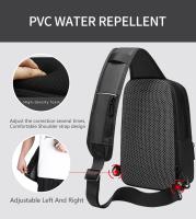 SSITO Mochila de hombre with USB para hombre, Bolso de Hombre impermeable para hombre, Bolso de pecho para hombre, mochipa Cruzada para hombre de 9,7" - details 10