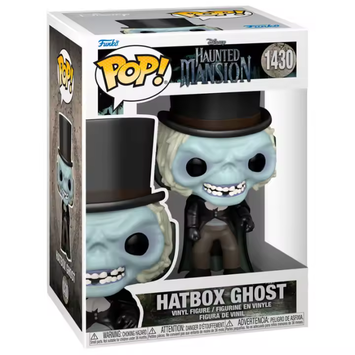 Figura Pop Disney Haunted Hatbox Ghost-Figura de Vinilo Coleccionable - Idea de Regalo- Mercancia Oficial - Juguetes para Niños y Adultos - Movies Fans - Muñeco para Coleccionistas y Exposición - 1