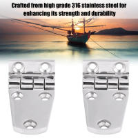 2pcs Juego De Bisagras De Puerta Planas Para Barco Yate Marítimo Acero Inoxidable 316 Juego De Bisagras Dobles Para Puertas Y Ventanas De Yate - details 4