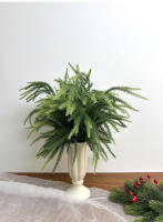 Rama De Pino Artificial Ramas De Pino Falsas Plantas Imitación De Pino Norfolk Para DIY Corona Navidad Decoración Interior Hogar - details 3