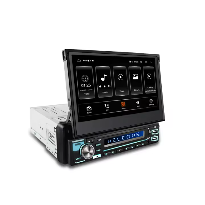 Awesafe inalámbrico carplay Android pantalla táctil telescópica automática Radio universal para vehículos 1 reproductor multimedia para vehículos plegables mp5 Radio GPS para vehículos - 1