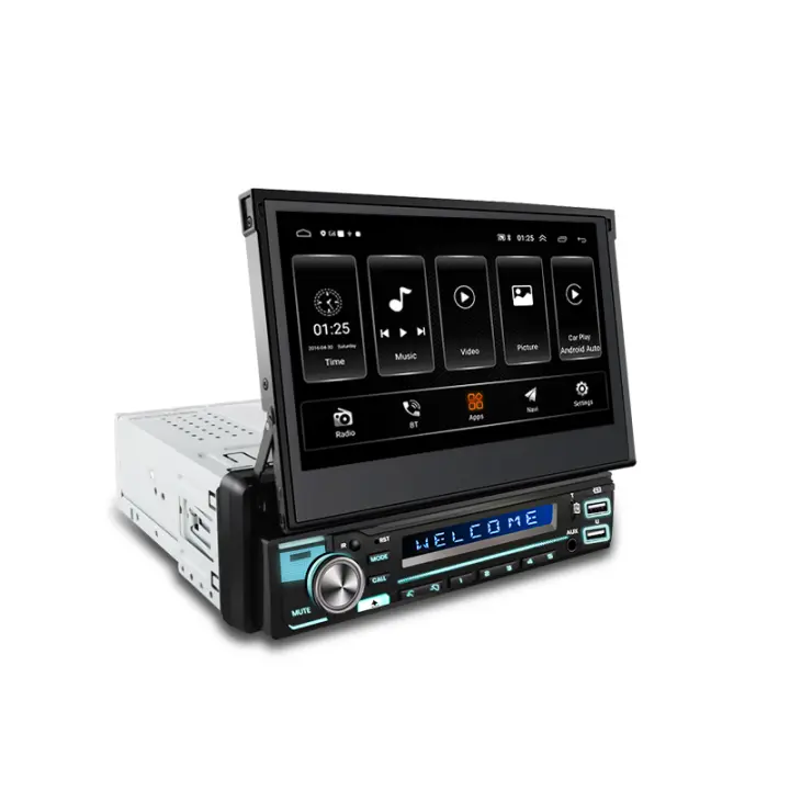 Awesafe inalámbrico carplay Android pantalla táctil telescópica automática Radio universal para vehículos 1 reproductor multimedia para vehículos plegables mp5 Radio GPS para vehículos - 1