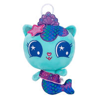 Mochila De Peluche Gabby's Doll House Juguete Para Niños Muñeca De Peluche Gato Sirena Regalo De Navidad Con Sticker - details 6