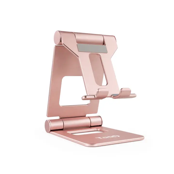 Tooq Soporte de Mesa Ajustable para Smartphone/Tablet Max 10" Rosa - 1