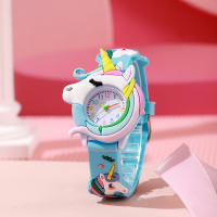 Reloj De Pulsera De Silicona Para Niños Y Niñas Reloj De Regalo Lindo Y Colorido Con Diseño De Animal Movimiento De Cuarzo - details 5