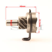 Pinion De Arranque Para Scooter GY6 QMB 139 Adecuado Para Kymco Agility Basic DJ S 50 Filly Super 8 Vitality 50cc 8 Dientes 4 Tiempos Moto Piezas De Repuesto De Acero Duradero - details 1
