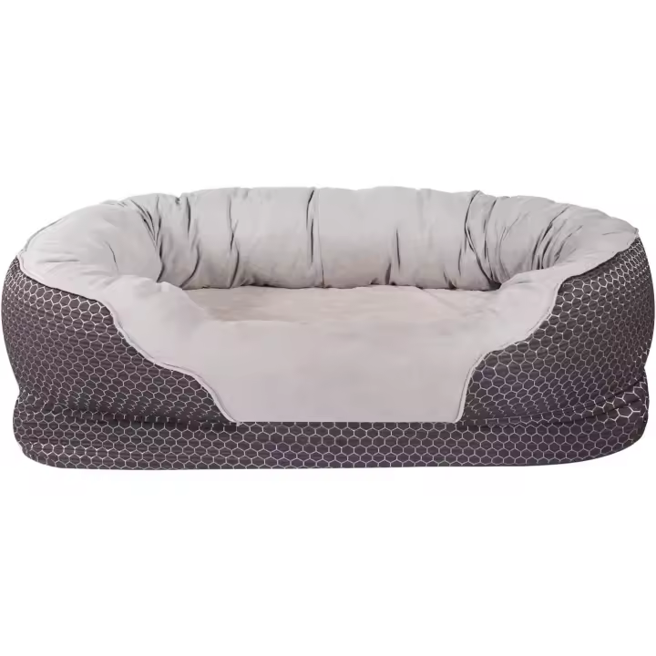 Cama para perros, camas ortopédicas para perros con funda extraíble y lavable, cama de espuma viscoelástica para perros y gatos, camas para mascotas con base antideslizante para dormir - 1