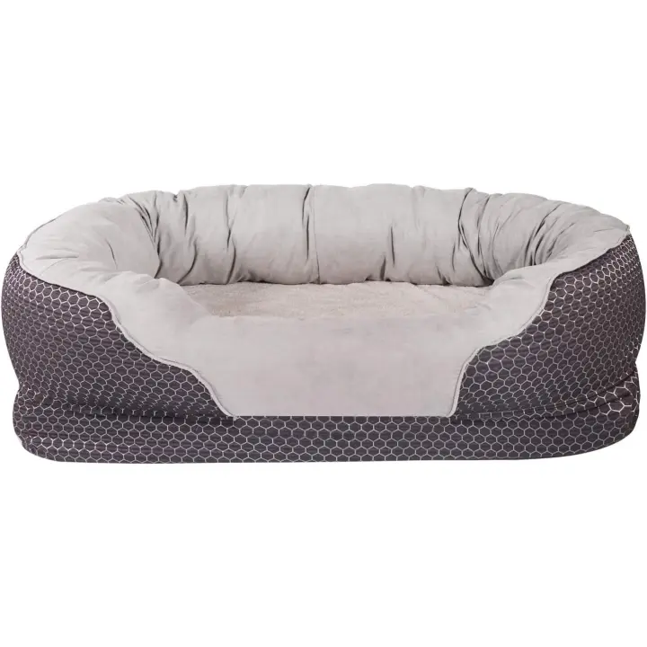 Cama para perros, camas ortopédicas para perros con funda extraíble y lavable, cama de espuma viscoelástica para perros y gatos, camas para mascotas con base antideslizante para dormir - 1