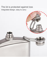 Tiartisan Botella De Vino De Titanio 200ml Con Tapa De Tornillo Para Camping Exterior Mini Olla De Vino Ligera Con Gorro - details 4