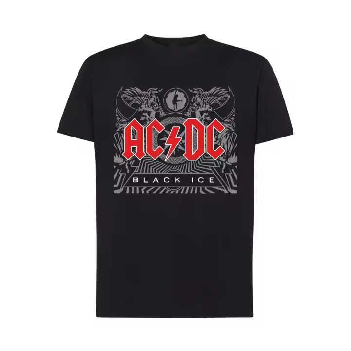 AC/DC Black ice - Camiseta algodón premium hombre mujer unisex rock and roll - 1