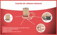 Banner - Cuerda de cañamo natural 15 m