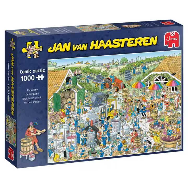 Jan van Haasteren The Winery 1000pcs Puzzle rompecabezas 1000 pieza(s) Cómics - 1