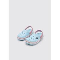 Crocs CROCBAND CLOG K AND T Zuecos Planos Niña Azul - details 0