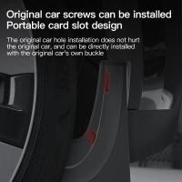 Protector De Barro Suave Para Tesla Model 3 Highland 2024 Y Model Y 2024-2021 Guardabarros Antisalpicaduras Para Ruedas Frontales Y Traseras - details 8
