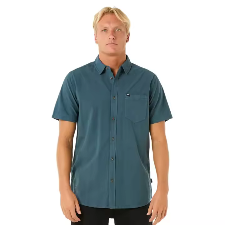 Rip Curl Camisa De Manga Corta Classic Surf Washed - 1