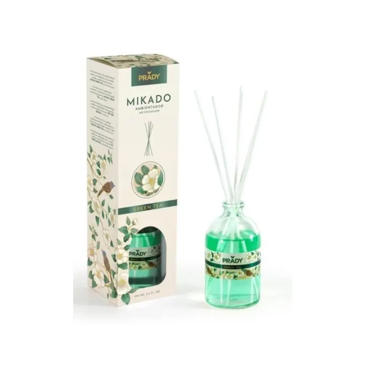 Mikado Ambientador Prady 100ml – GREEN TEA | Aroma Duradero para el Hogar - 1