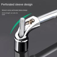 Juego De 7 Piezas L Llave De Fijación Angulada Con Agujero Transversal L Llave De Fijación Angulada Para Automóvil Herramienta De Reparación De Tubos - details 4