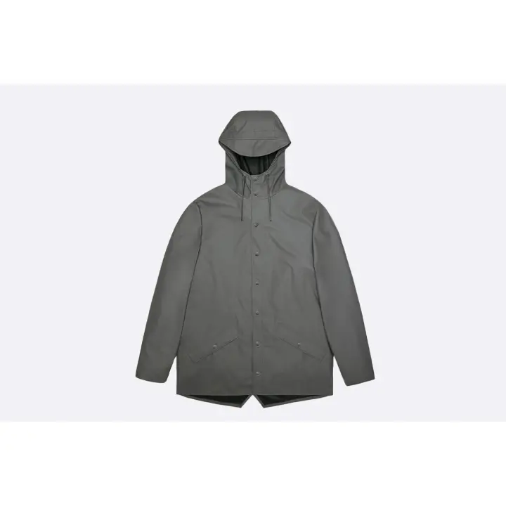 Rains Chaqueta en color Gris Unisex - Impermeable - 1