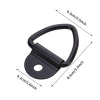 Anillos De Acero Inoxidable Para Atar Carga Accesorios Para Coches Camiones Remolques RV Barcos 5/10pcs Forma Redonda - details 6