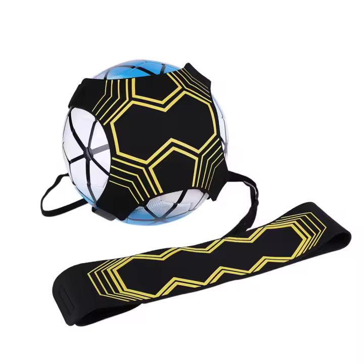 Entrenador De Fútbol Para Niños Cinturón Auxiliar De Rotación Ajustable De Nylon Malla Elasticidad Bandas De Fitness Para Entrenamiento De Tiro - 1