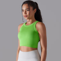 Sujetador Deportivo De 2 Niveles Para Mujer Sexy Yoga Alta Soporte Impacto Deporte Ropa Interior Correr Secado Rápido Top Deporte Gimnasio Con Almohadillas - details 49