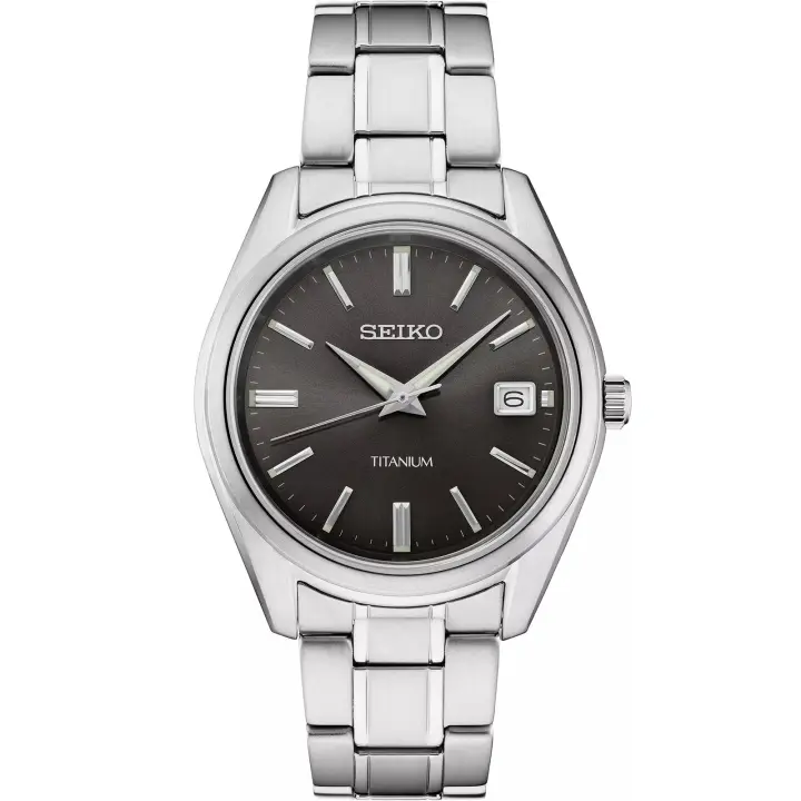 reloj clásico hombre Titanio Seiko NeoClassic Titanium SUR375P1 40.2mm 100m WR cristal de zafiro caja y correa de titanio - 1