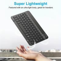 Teclado Inalámbrico Bluetooth Para Android IOS Windows Mini 78 Teclas Gaming Teclado Para PC iPad Tablet Control Remoto Bluetooth Compatible - details 10